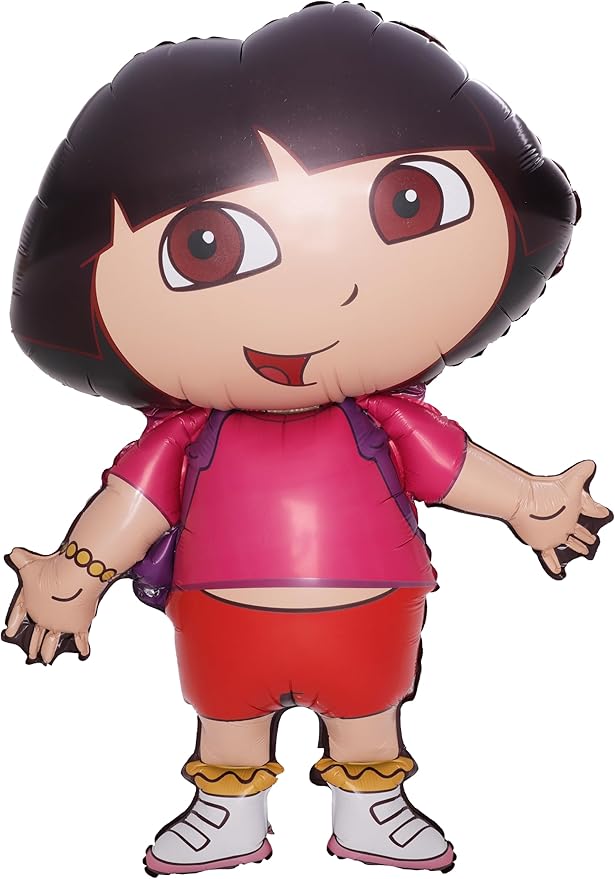 Toyland® 94cm (37") Dora Shaped Character Foil Balloon - Kids Party Balloons