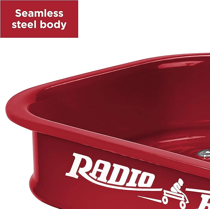 Radio Flyer Mini Classic Red Wagon for Kids, 12.5" Toy Wagon For Kids Aged 1.5+, Play-Size Version of the Classic, Durable Rolling Wheels & Steel Body, Working Handle, For Toys, Crafts & Gift Displays