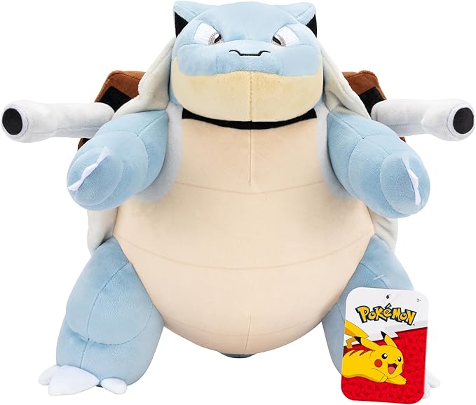 Pokemon Blastoise Plush - 12-Inch Soft Plush with Authentic Details