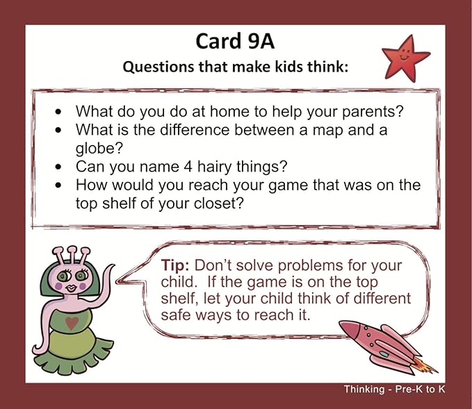 TestingMom.com Gifted Learning Flash Cards – Thinking & Problem-Solving for Pre-K – Kindergarten – Gifted and Talented Educational Toy Practice for CogAT Test, Iowa Test, NNAT, OLSAT, NYC Gifted