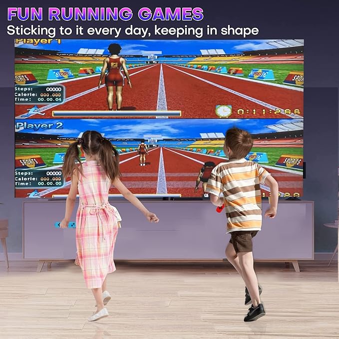 TV Game Console with 200+ Games,Handheld Video GameConsole for Kids, GameSystem with AR Gun Game for Boys,2 GameController, TV Plug& Play, Xmas Birthday Toy Gift for Boys Girls Age