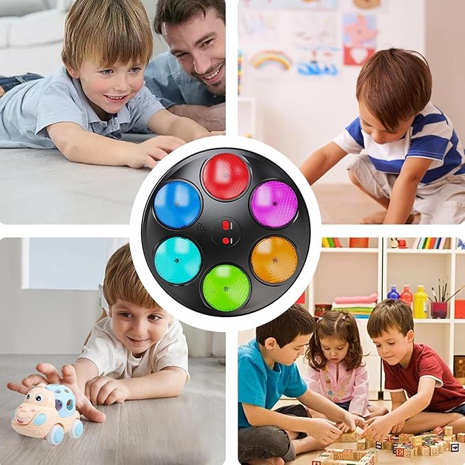 Memory Game for Kids, with Lights and Sounds Interaction, 22x22x4cm, Machine Light Sound Interactive Memory Challenge Toy, Handheld Electronic Game, 3 Modes of Play, for Kids Ages 3+