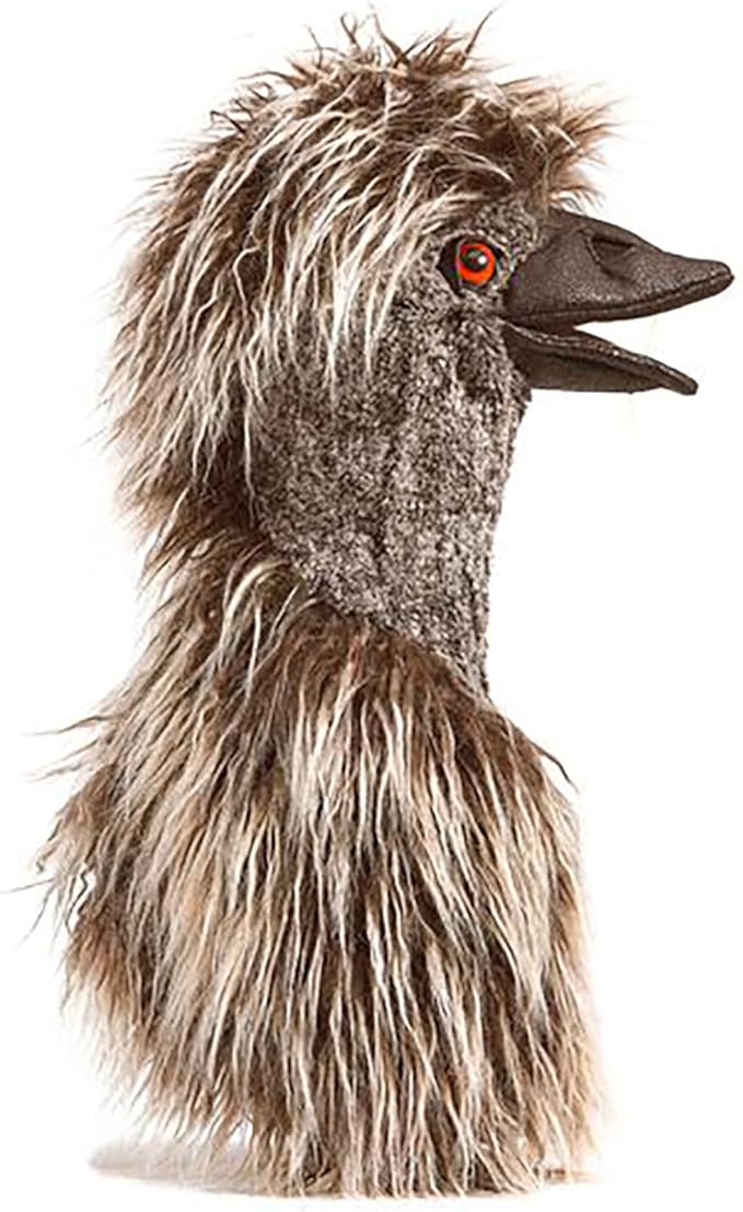 Folkmanis Emu Stage Puppet, Brown
