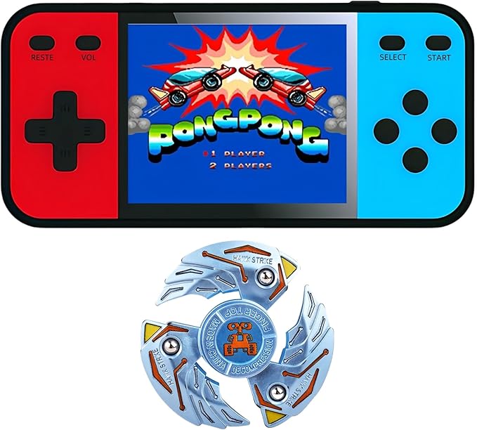 3.0" Large Screen Color Retro Game Console Built-in 240 Video Games Student Pocket Handheld Electronic Game Kids Portable Puzzle Toy/Children's Birthday Gift Travel Leisure Companion