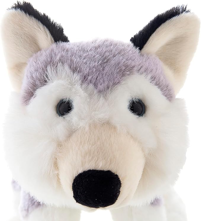 DILLY DUDU Husky Puppy Dog Stuffed Animal Plush Toy 10-Inch