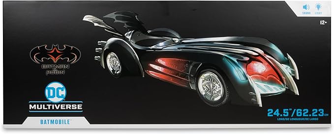 McFarlane Toys - DC Multiverse Batmobile (Batman & Robin) 24.5in Long Vehicle with Lights and Sound