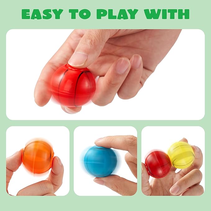 JOYIN 36 Pack Basketball Fidget Spinners for Kids, Basketball Party Favors, Fidget Toys Bulk, Stress Balls, Easter Egg Fillers Goodie Bag Stuffers for Birthday Party, Treasure Box for Classroom
