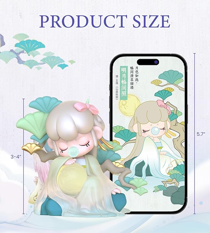 ROBOTIME Nanci Blind Box 1PC Surprise Action Figure Collectible Kawaii Figures Random Art Toys Hot Cute Figure Dolls Creative Gifts (Poetic Charm)