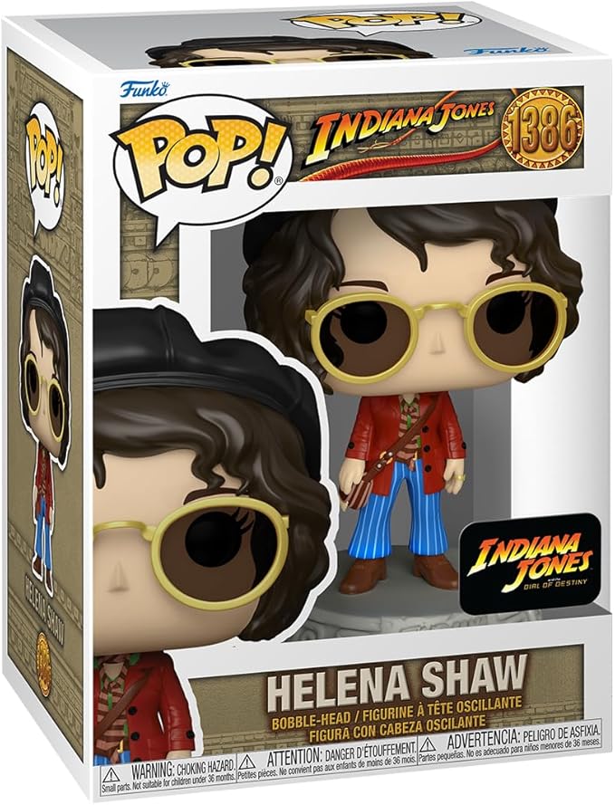 Funko Pop Movies: Indiana Jones and The Dial of Destiny - Helena Shaw - Collectable Vinyl Figure - Gift Idea - Official Merchandise - Toys for Kids & Adults - Action/Adventure Fans