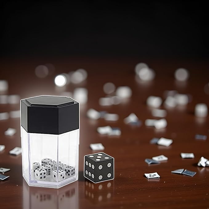 1Set Black Dice Bomb Magic Tricks,Explode Explosion Dice Magic,Props for Magicians ,Close up Street Illusions Gimmicks Mentalism, Novelty Funny Gag Tools,Toys and Games,Magic Kits and Accessories