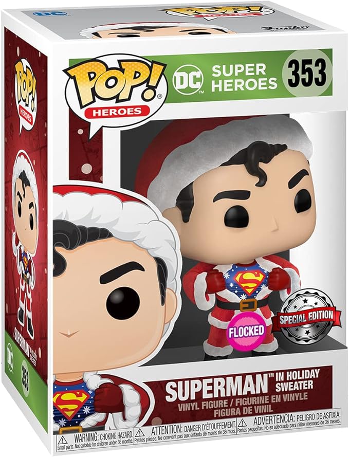 DC Super Heroes - POP N° 353 - Superman Flocked Special Edition
