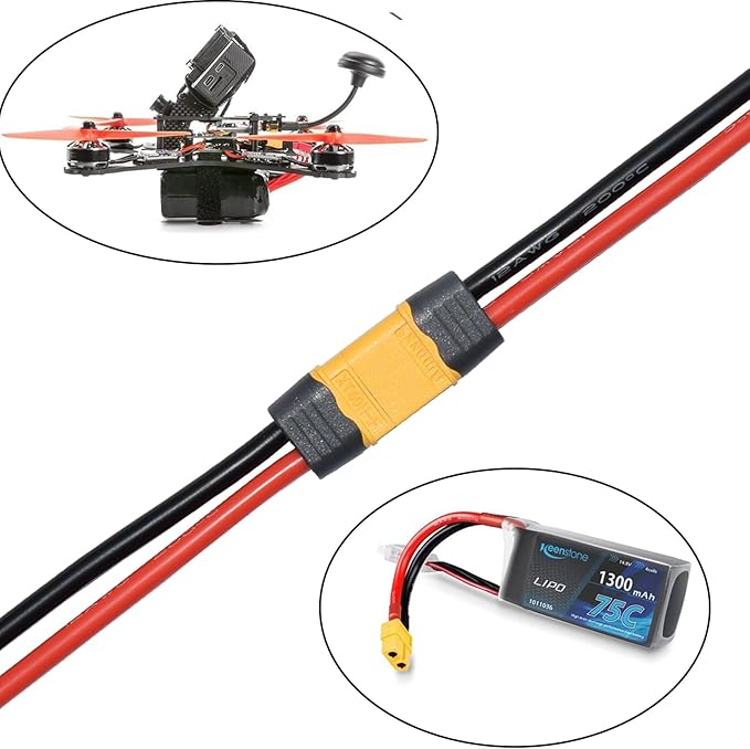 10Pair XT60H (XT60 Uograde) Male Female Bullet Connectors Plugs for RC Lipo Battery Rc Drone Airplane Accessories XT60 Connectors Plugs