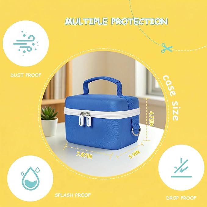 Againmore Case Compatible with Nex Playground Active Play System, Video Game Console Storage Holder Bag with Custom Slots for Device, HDMI Power Cord, Remote Control and Accessories-Blue(Box Only)