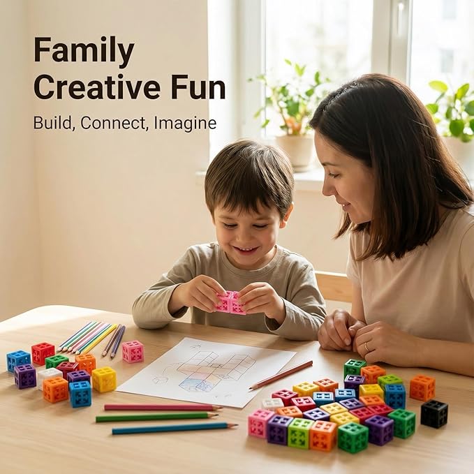 Toy Construction blocksCounting Learning Color Classification Toy, Math Education for Preschool Children, Montessori Toys Suitable for 1-3 Year Old Boys and Girls