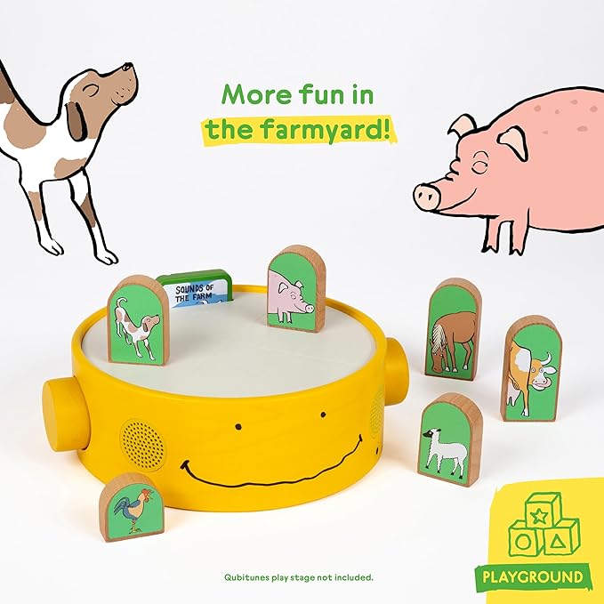 Interactive Audio Play Stage Game | Sounds of The Farm Expansion Set |Create Sound & Stories | Listen, Learn and Play | Ages 3+ Boys & Girls