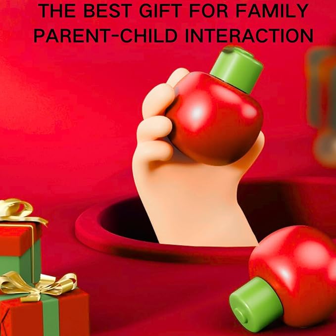 Upgrade Christmas Reflex Challenge Game, Catching Sticks Game, Hand Eye Coordination Training Toy, Christmas Reaction Time Training Toy for Kids and Adults