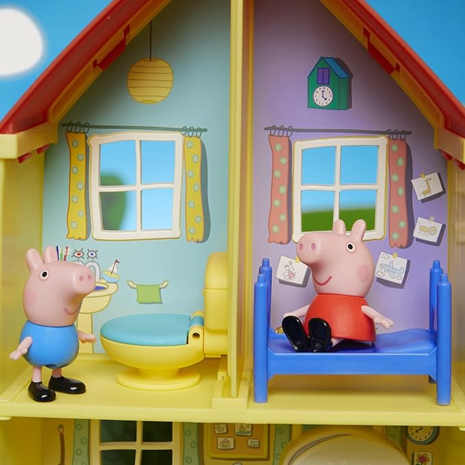 Peppa Pig Toys Peppa's Family Home Combo, House Playset with 4 Figures and Car, Preschool Toys for 3 Year Old Girls and Boys and Up (Amazon Exclusive)