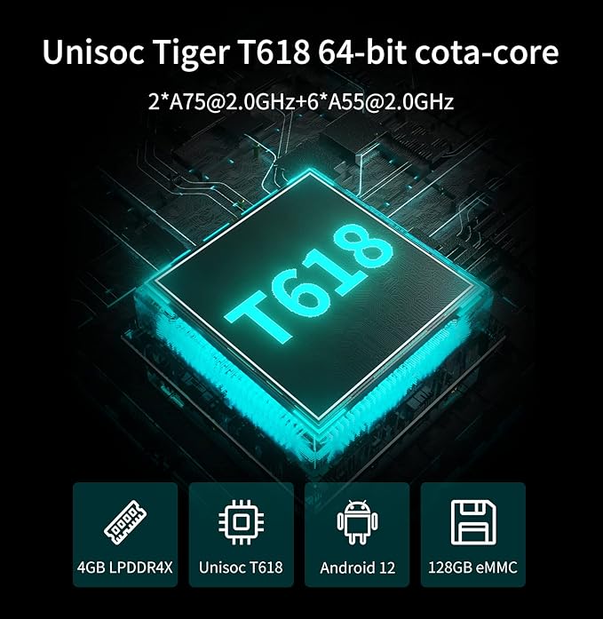RG405M Retro Handheld Game Console , Aluminum Alloy CNC Android 12 System 4.0 Inch IPS Touch Screen with 128G TF Card 3172 Games Compatible with 5G WiFi and Bluetooth 5.0 (Black)
