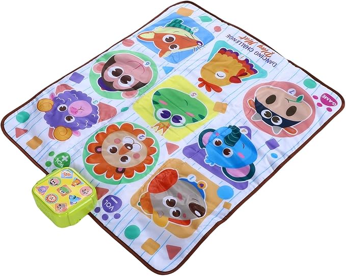 CHICIRIS Dance Mat Soft Surface Electronic Pad, Multiple Levels Rhythm Step Play Mat with Antislip Design for Kids Boys Girls Age 7+ 32.28x25.59in
