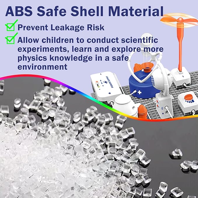 Science Toy Sets, AI Intelligent Voice Physics Circuit Electronic Building Block Puzzle Toy STEM Education Toy Set Holiday Birthday Gift 500+ Projects 66PCS for Students Kids Aged 3+