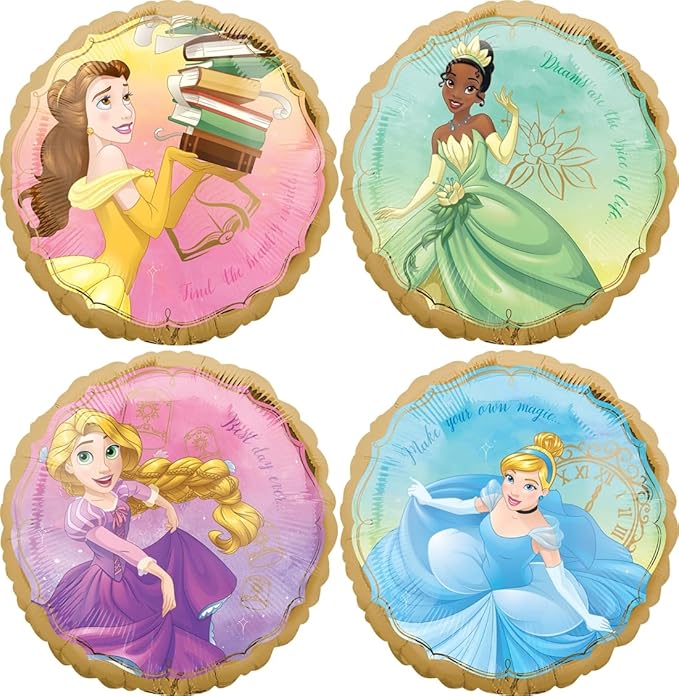Princess Theme 5th Birthday Party Supplies 8 Princesses Balloon Bouquet Decorations