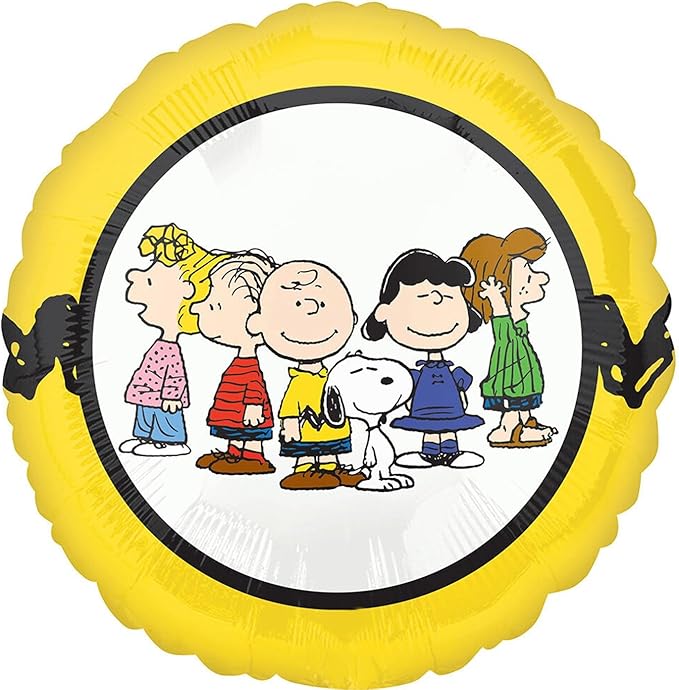 Anagram Peanuts 6th Birthday Party Supplies Snoopy and Friends 7pc Balloon Bouquet Decorations