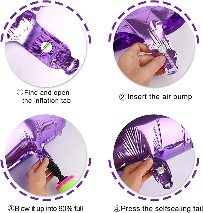 Purple Number 14 Balloon 40 Inch Birthday Decorations, Number 14 Balloon Birthday Party Decorations, Anniversary Decorations Graduations Party Supplies