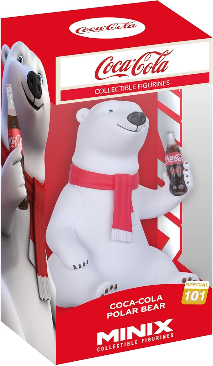 Minix Cocacola Polar Bear Collectible Figurines #101