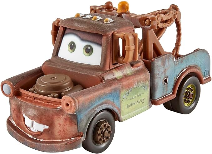 Mattel Disney and Pixar Cars Toys, Radiator Springs 3-Pack of Die-cast Toy Cars & Trucks with Lightning McQueen, Mater & Sheriff