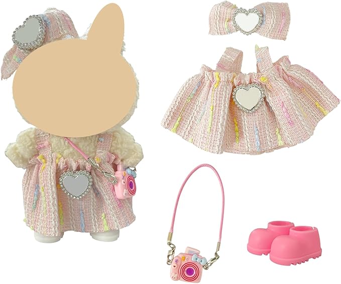Clothes for Doll, 6 Pack Doll Outfits for 17cm Doll, Perfect for Play and Display, Accessories for Doll's Collectors, (No Dolls) (Princess Dress)