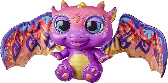 FurReal Friends Moodwings Baby Dragon Interactive Pet Toy, 50+ Sounds & Reactions, Ages 4 and Up