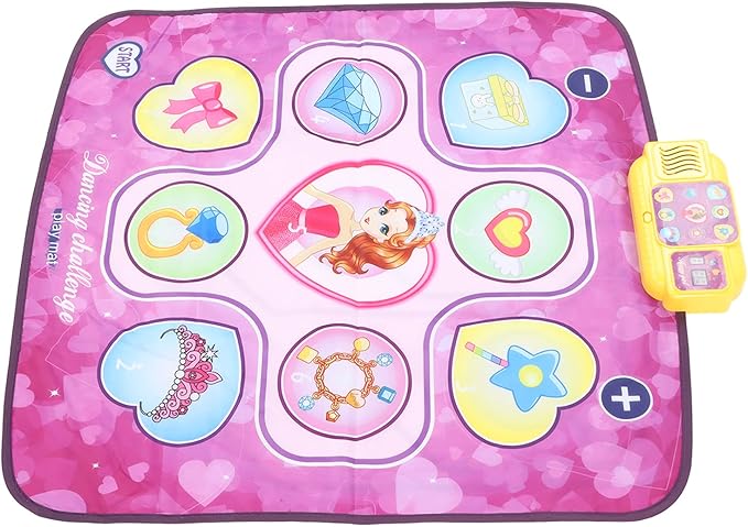 Kids Music Dance Mat Foldable Improve Coordination Antislip Electronic Dance Pad