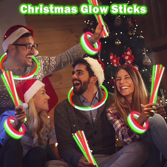 Bulk Light Up Party Favors Supplies for Kids 300 PCS, Glow Sticks Toys Gifts for Toddlers, Light up Accessories Necklace & Bracelets, Holiday Decorations Class Carnival Games Giveaways for Boy Girl