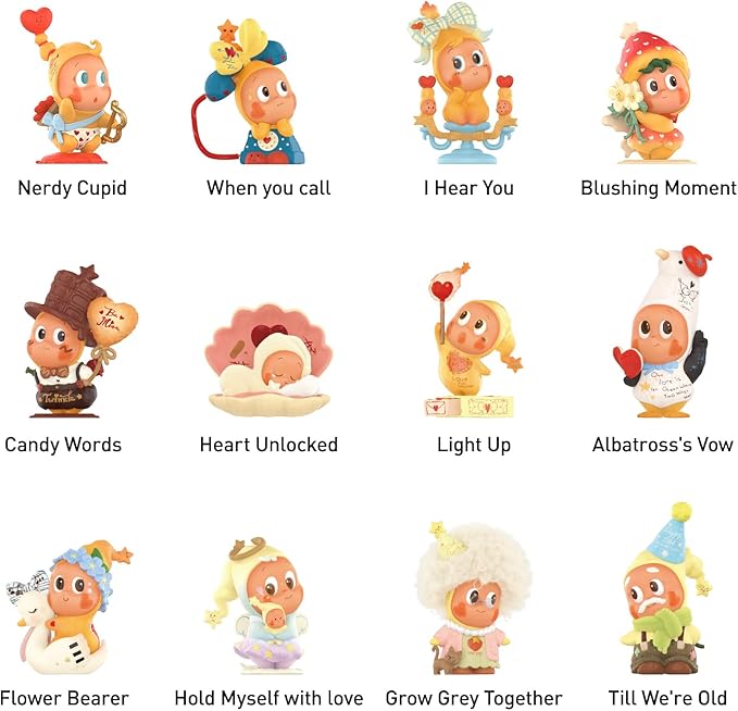 POP MART Twinkle Twinkle Crush On You Series Blind Box Figures, Collectible Toys Home Decorations, Holiday Birthday Gifts for Girls and Boys, Single Box