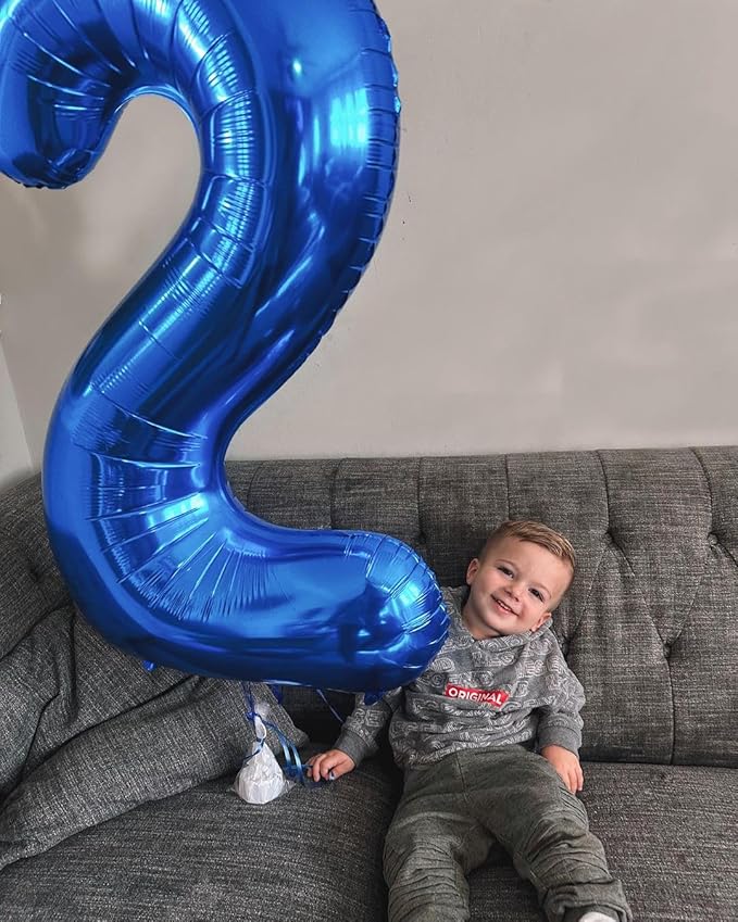 Navy Blue Number 22 Balloon 40 inch, 22 Number Balloons, 22nd Navy Blue Birthday Decorations, 22 Year Old Women Men Blue Party Supplies