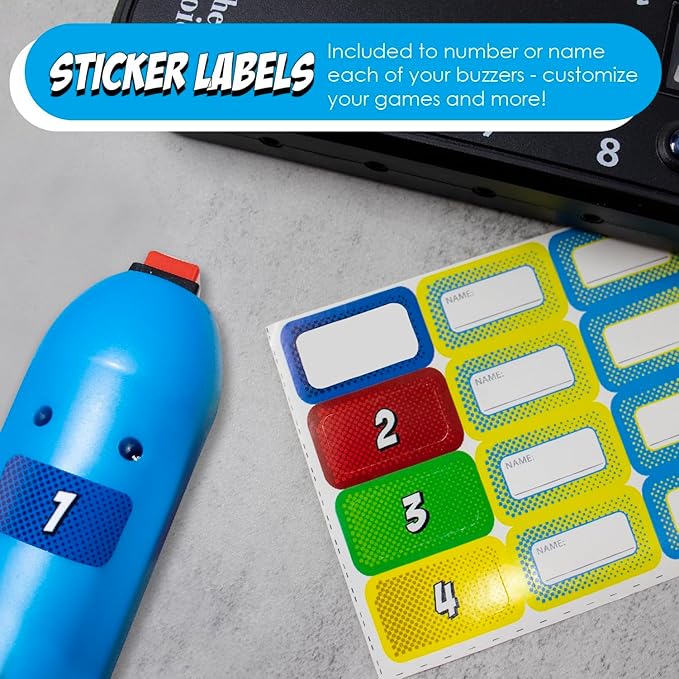 Teacher's Choice Joystick Buzzer Game System (Console+4 Buzzer)