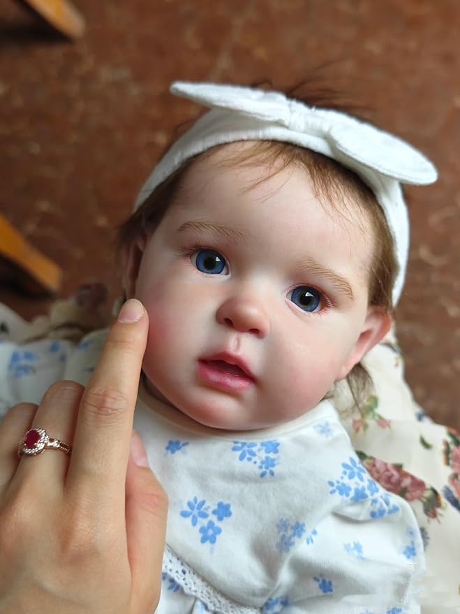 Lifelike Reborn Baby Dolls Girls 20 Inch Soft Body Realistic Handmade Real Life Baby Dolls That Look Real Newborn Girl Baby Doll with Clothes Accessories Toy Xmas Birthday Gifts for Kids