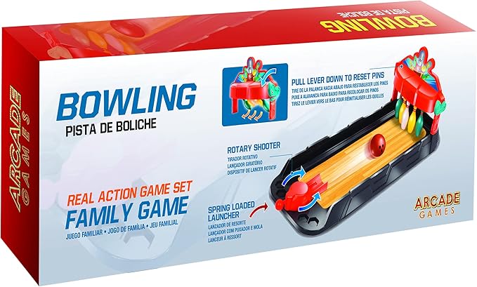 Maccabi Bowling Arcade Game for Kids, Family and Adults
