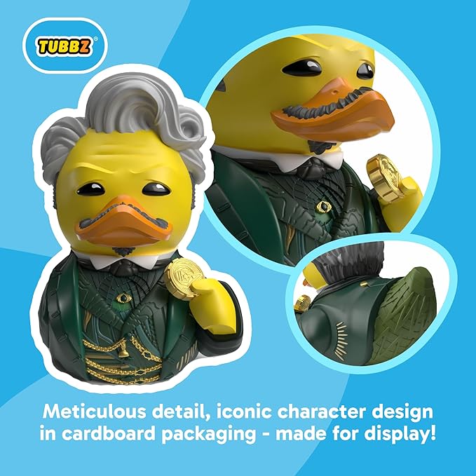 TUBBZ Boxed Edition: Wicked for Good - Wizard of Oz Cosplaying Rubber Duck Vinyl Figure – Official Collectible for Fans of Wicked