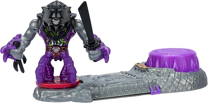 Legends of Akedo Ninja Bosses, Web Weaver, 3" Tall Battling Action Figure with 360˚ Blade Defense & Attack Spin Action, Double Defense Armor That Pops Off When Struck, 4 Ninja Bosses to Collect