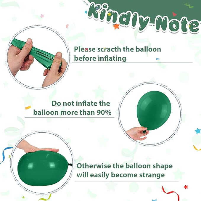 Black and Green Balloons, 12 Inch Space Party Decorations Green Black Silver Galaxy Print Foil Balloons for Alien Space Theme Galaxy Birthday Party Decorations