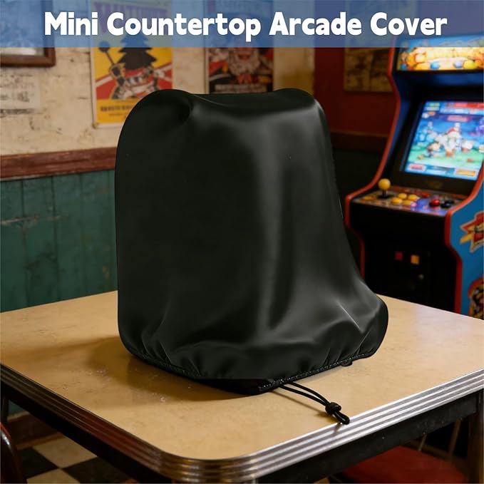 Mini Arcade Machine Cover for Arcade1up Tabletop Arcade Games, Waterproof Small Game Machine Cover for Pacman Table Top, Heavy Duty Dustproof Protection, 10"x 12" x 14"
