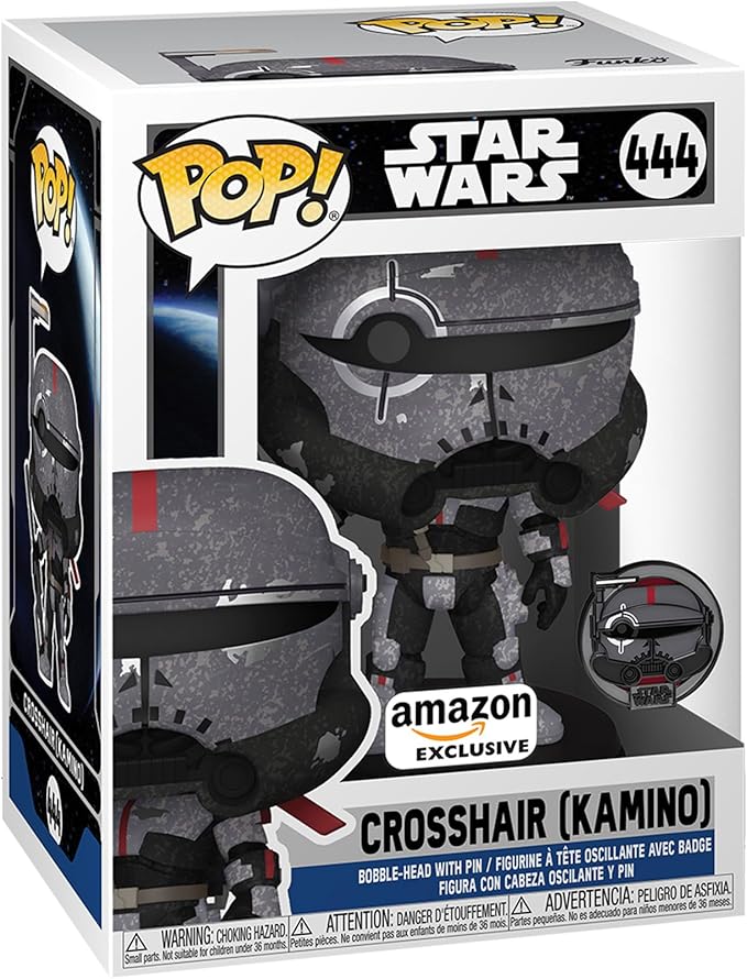 Funko Pop! Star Wars: Across The Galaxy - Crosshair with Pin, Amazon Exclusive