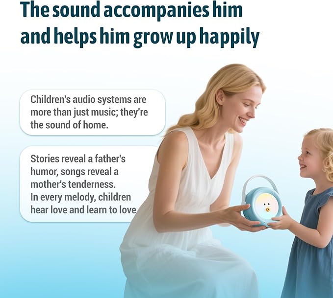 Karaoke Machine for Kids with 2 Wireless Microphones, Night Light & Original/Accompaniment Switch, Rich Built-in Content, Toddler Toys for 3, 4, 5, 6, 7, 8 Year Old, Gifts for Boys and Girls