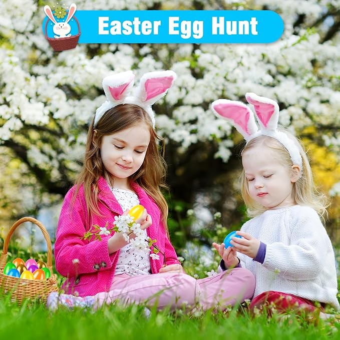 288 PCS Bulk Easter Fillable Eggs for Egg Hunt, Plastic 270 PCS Colorful Eggs with 18 PCS Golden Eggs for Easter Essentials Party Supplies, Empty Eggshells for Basket Stuffers Fillers Decorations