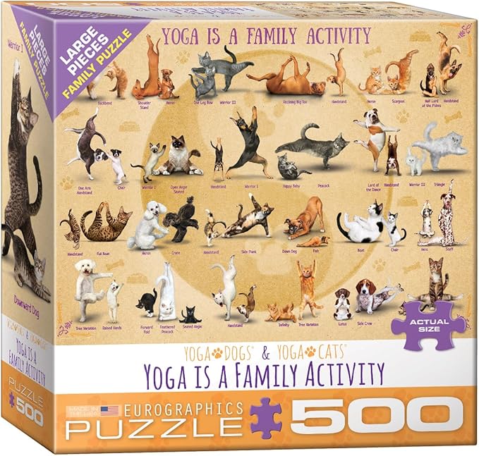 Yoga is Family Activity Family Puzzle 500pc