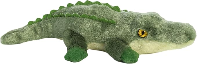 Aurora® Adorable Mini Flopsie™ Swampy™ Stuffed Animal - Mini Companions Ready for Playful Adventures - for Kids All Ages, Toddlers, Adults, and Families - Green 10 Inches