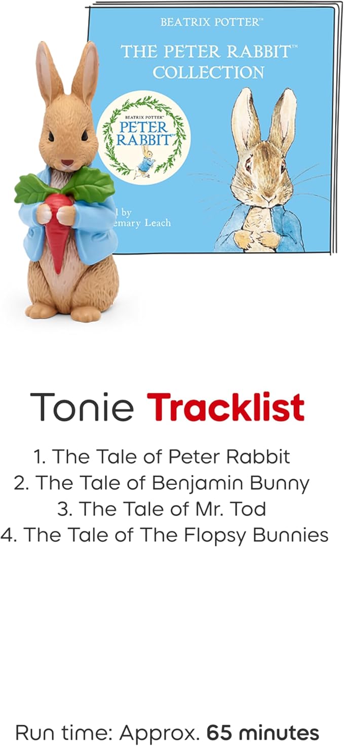 Tonies The Peter Rabbit Collection Audio Toy Figurine from Beatrix Potter
