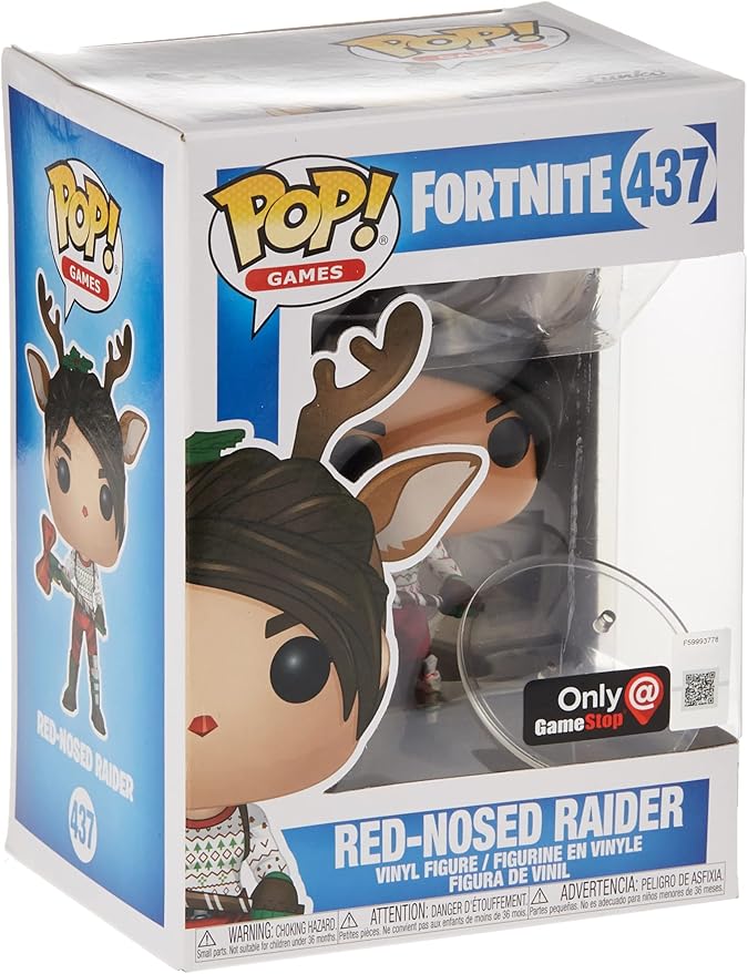 Funko Pop Games: Fortnite- Red-Nosed Raider Collectible Figure, Multicolor