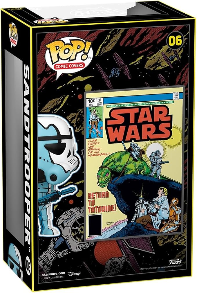Funko POP Comic Cover: Star Wars – Sandtrooper - (1977) #31 - Collectable Vinyl Figure - Gift Idea - Official Merchandise - for Kids & Adults - Movies Fans - Model Figure for Collectors and Display